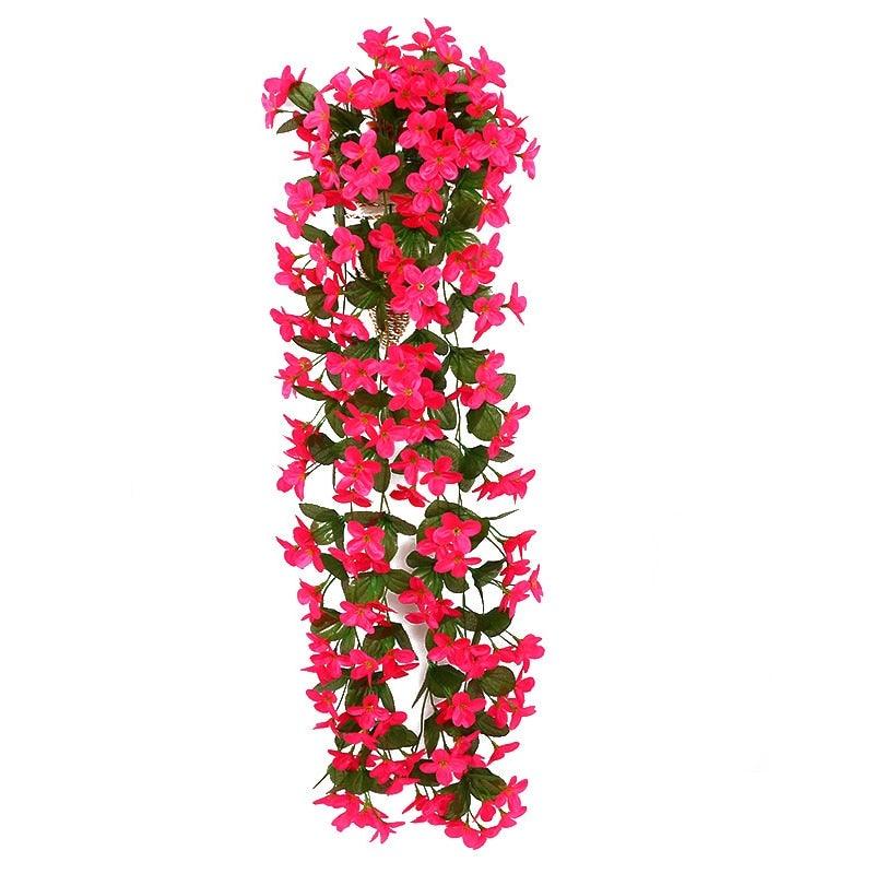 Artificial Flower Wisteria Basket Wall Hanging Flower