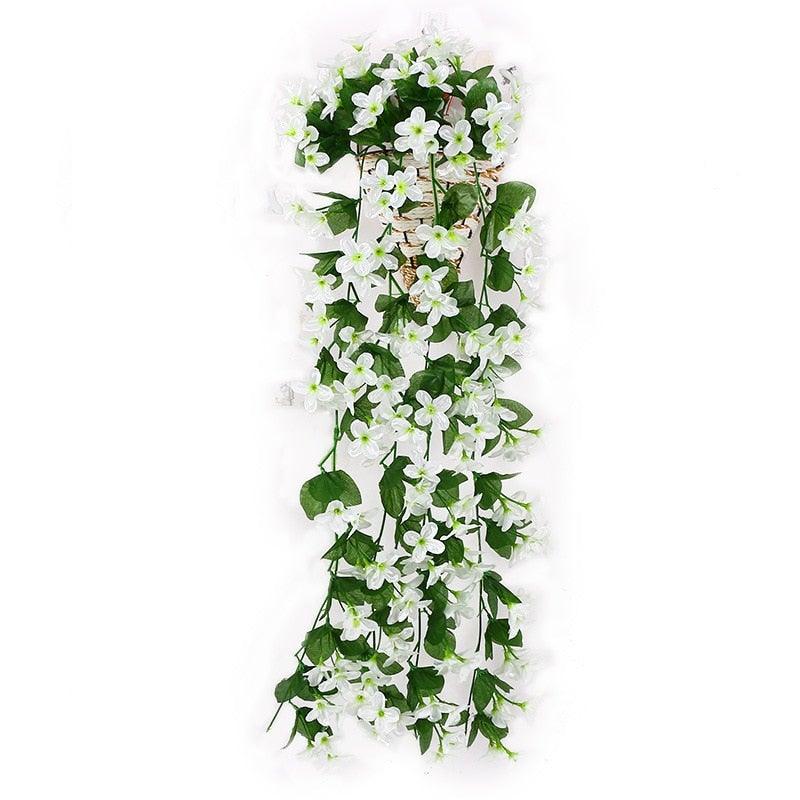 Artificial Flower Wisteria Basket Wall Hanging Flower