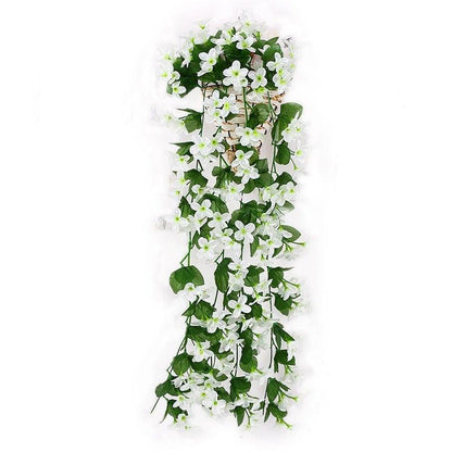 Artificial Flower Wisteria Basket Wall Hanging Flower