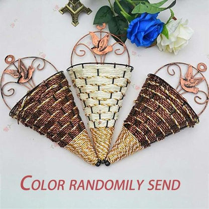 Artificial Flower Wisteria Basket Wall Hanging Flower