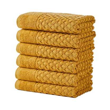 Cotton Diamond Waffle Weave Bath Towel Set - Grayson Collection
